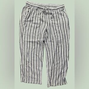 Old Navy Black‎ and White Striped Men's Pants